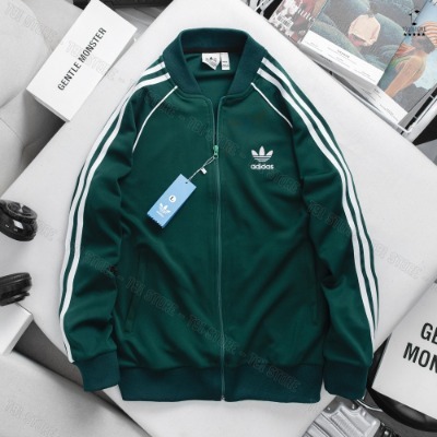 Áo Bomber Adidas Các Màu 2 Lớp Vải Umi Dày Dặn Áo Khoác Chống Nắng Chống Nước 3 Sọc Kẻ Trắng