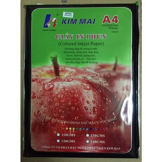 Giấy in ảnh kim mai 100 tờ