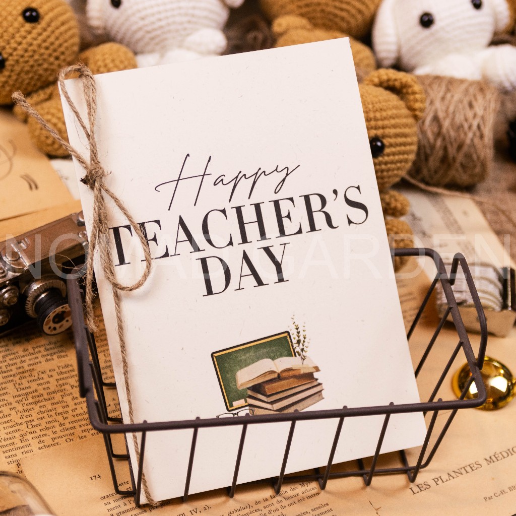 - Thiệp Mừng Ngày Nhà Giáo Việt Nam Happy Teacher Day - Handmade By Nomad Garden