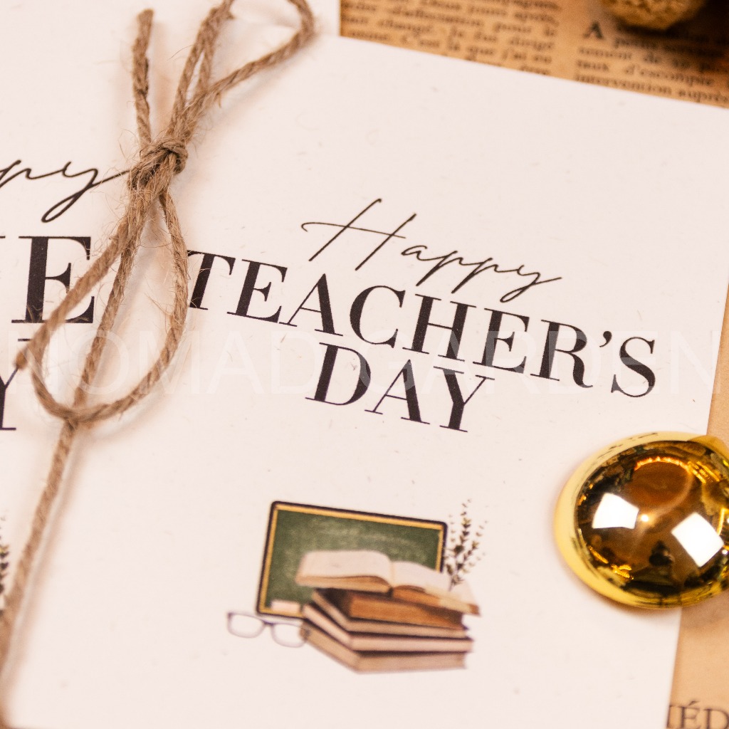 - Thiệp Mừng Ngày Nhà Giáo Việt Nam Happy Teacher Day - Handmade By Nomad Garden