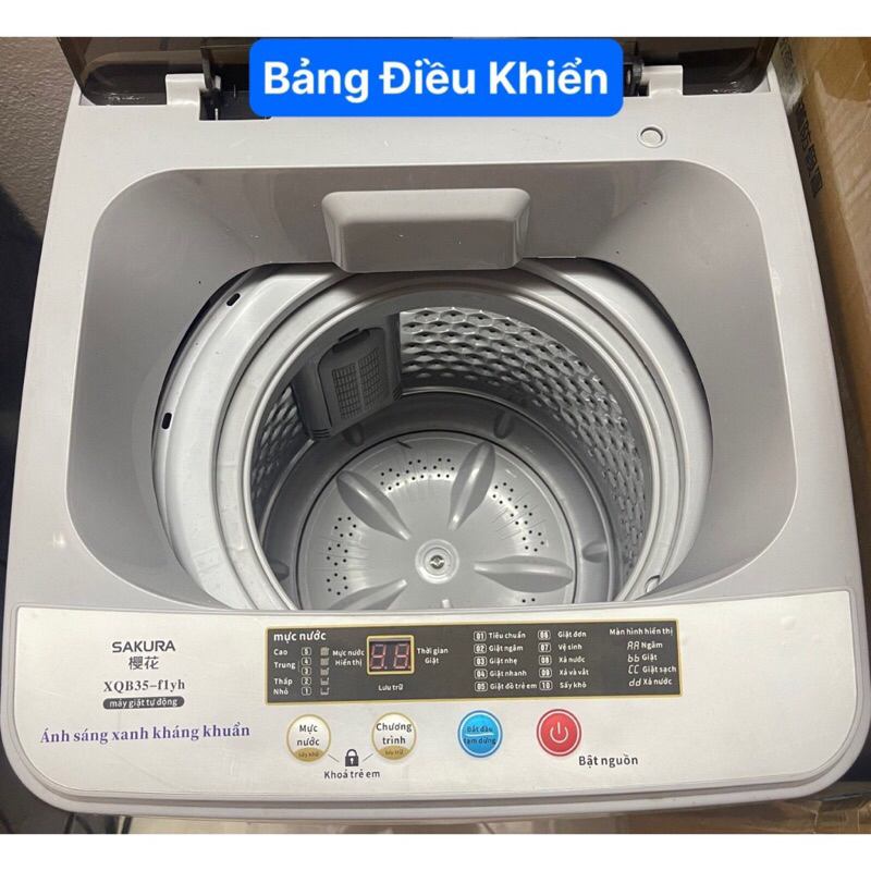 Máy Giặt Mini SAKURA Chính Hãng Tự động 100%, Vắt - Giặt - Sấy Bản Cao Cấp, Đảm bảo chất lượng cao dành cho bé