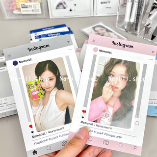 Thẻ bìa đóng gói card hình khung Instagram