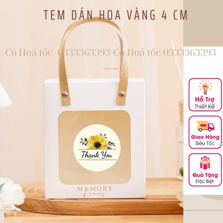 combo 3 cái tem dán sticker thank you  đẹp.