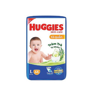 tã quần Huggies M74/ L 68/ XL 62/ XXL 56 mẫu Skincare