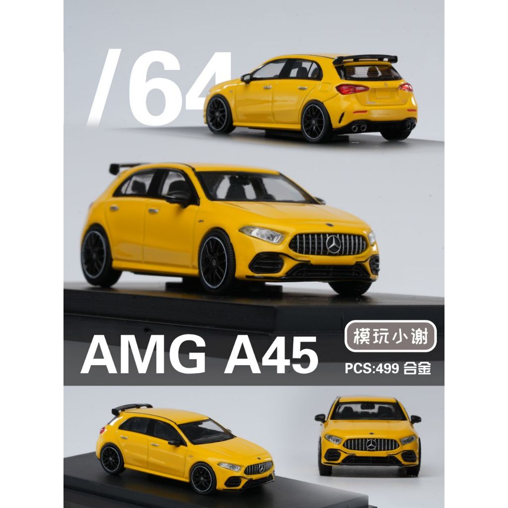 MÔ HÌNH 1:64 XT MODEL - Mercedes-Benz AMG A45 Racing Yellow