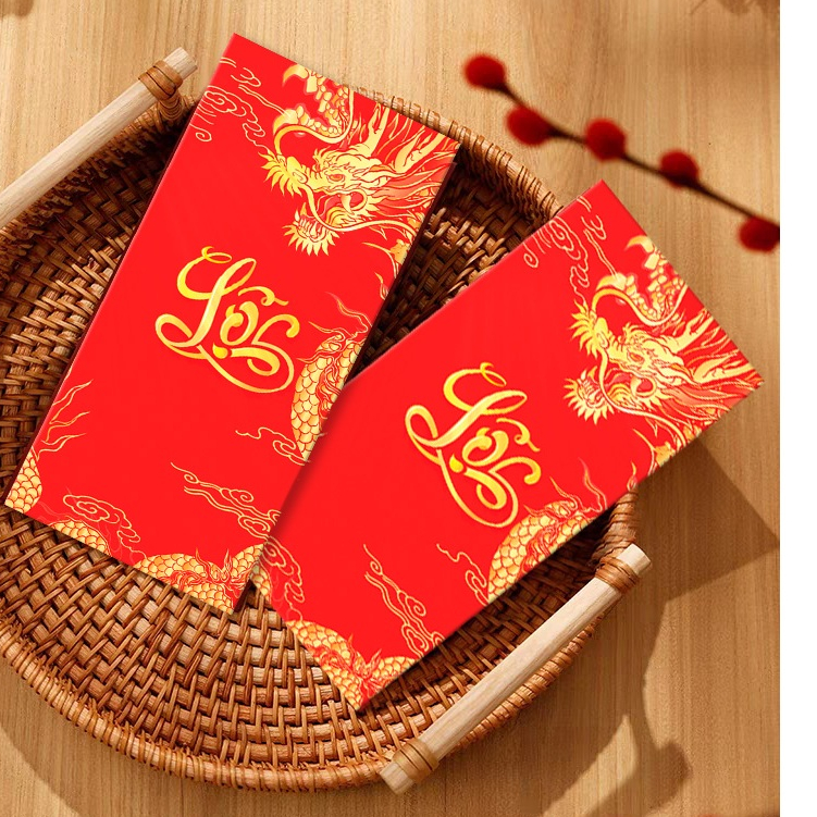 Sỉ 100 bao lì xì các mẫu RỒNG Xuân Giáp Thìn
