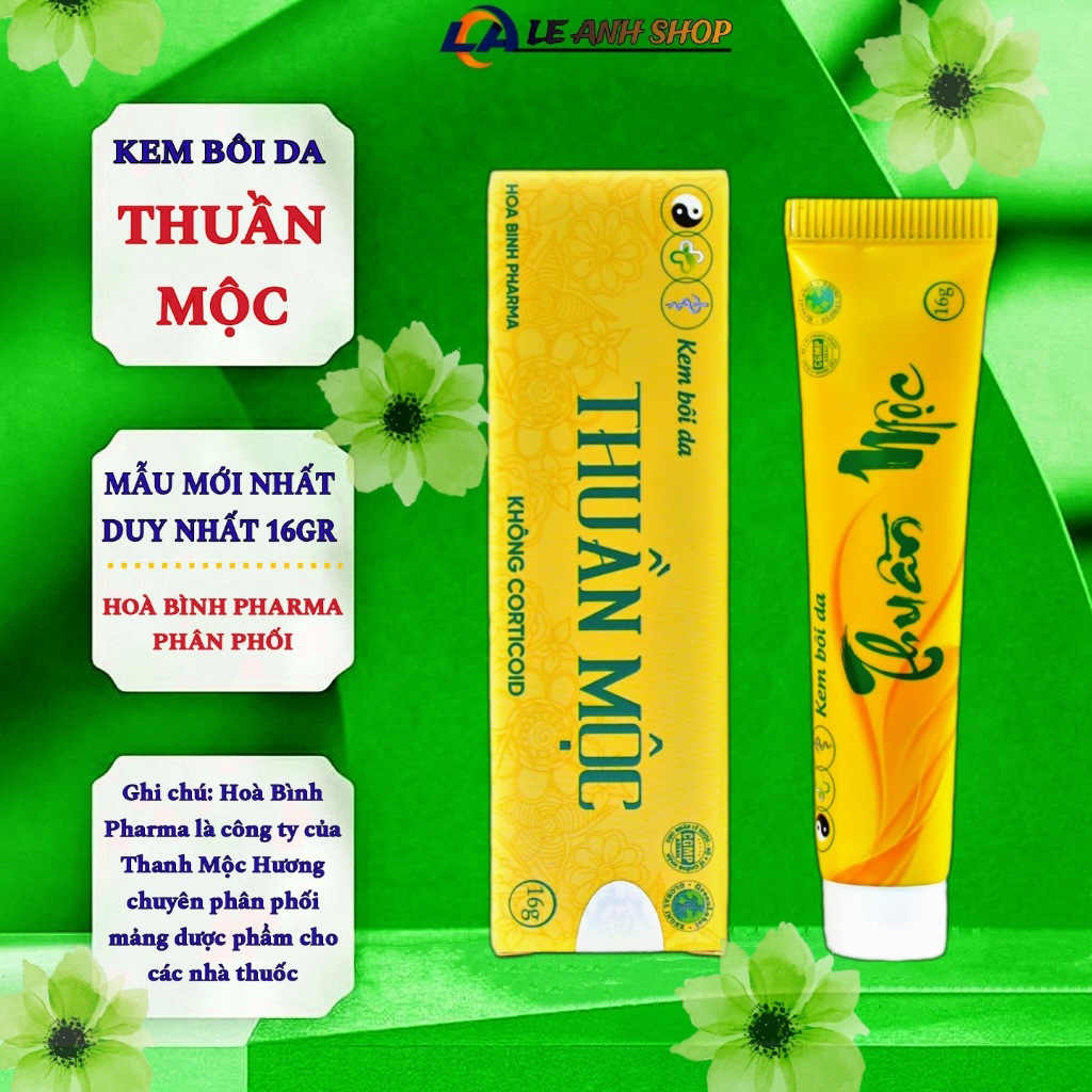 Kem bôi Thuần Mộc Thanh Mộc Hương tái tạo da, bôi nấm ngứa da liễu, mẫu mới 16gr