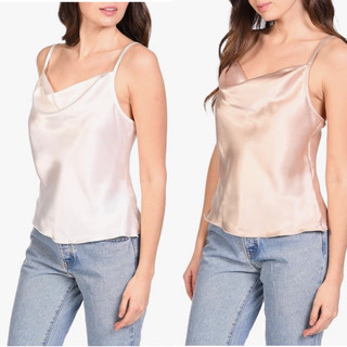 Áo dây lụa cổ đỗ xuất dư xịn