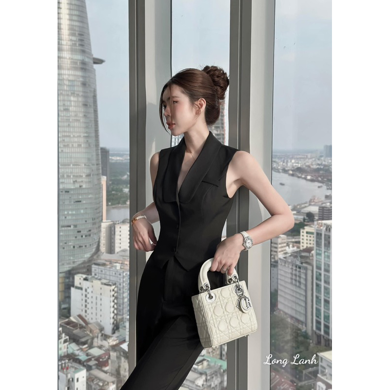 Set Áo Ghile Mix Quần Ống Loe