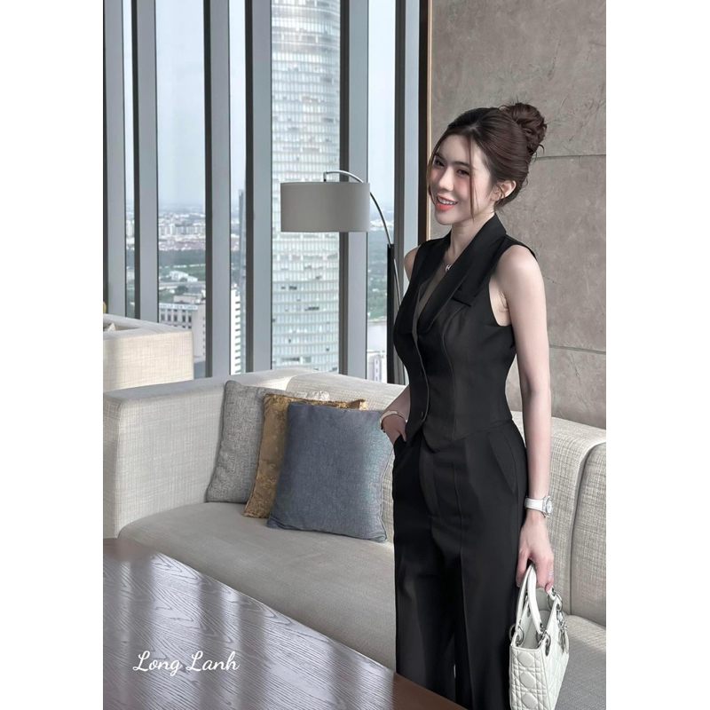 Set Áo Ghile Mix Quần Ống Loe