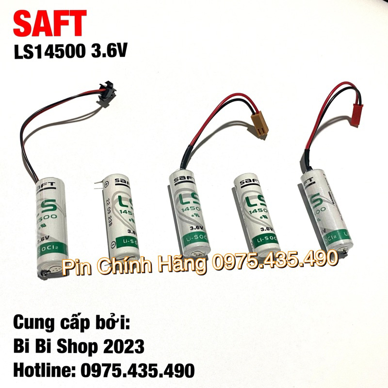 Pin Nuôi Nguồn LS14500 SAFT 3.6V Lithium Hàng Nhập Khẩu