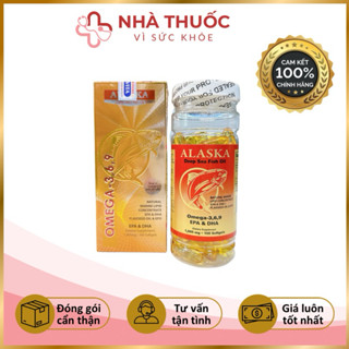  ✅ Nhập Khẩu Chính Hãng  Viên dầu cá Omega 369 Nuhealth Mỹ Alaska Deep Sea Fish Oil Omega 3,6,9 