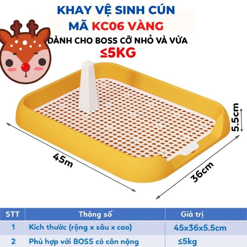 Combo Khay vệ sinh - tả lót - chai xịt hướng dẫn đi vệ sinh cho chó - Khay huấn luyện chó đi vệ sinh