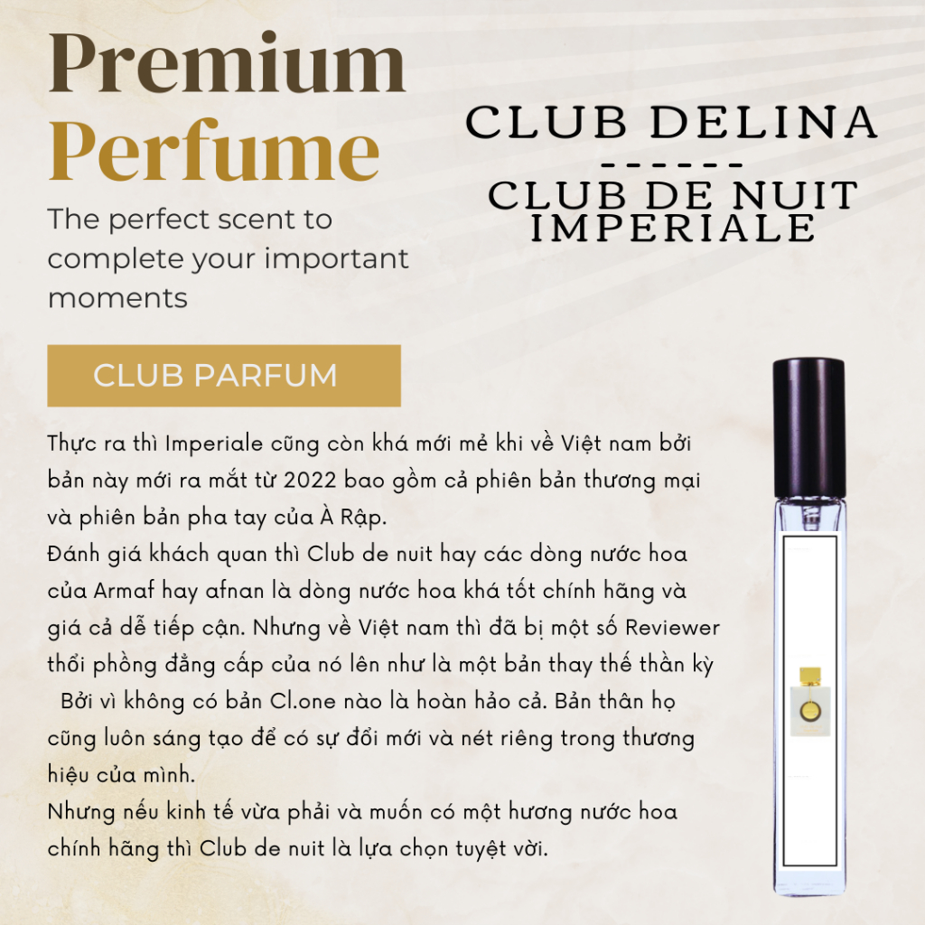 Nước hoa Nữ Club de Nuit Imperiale EDP