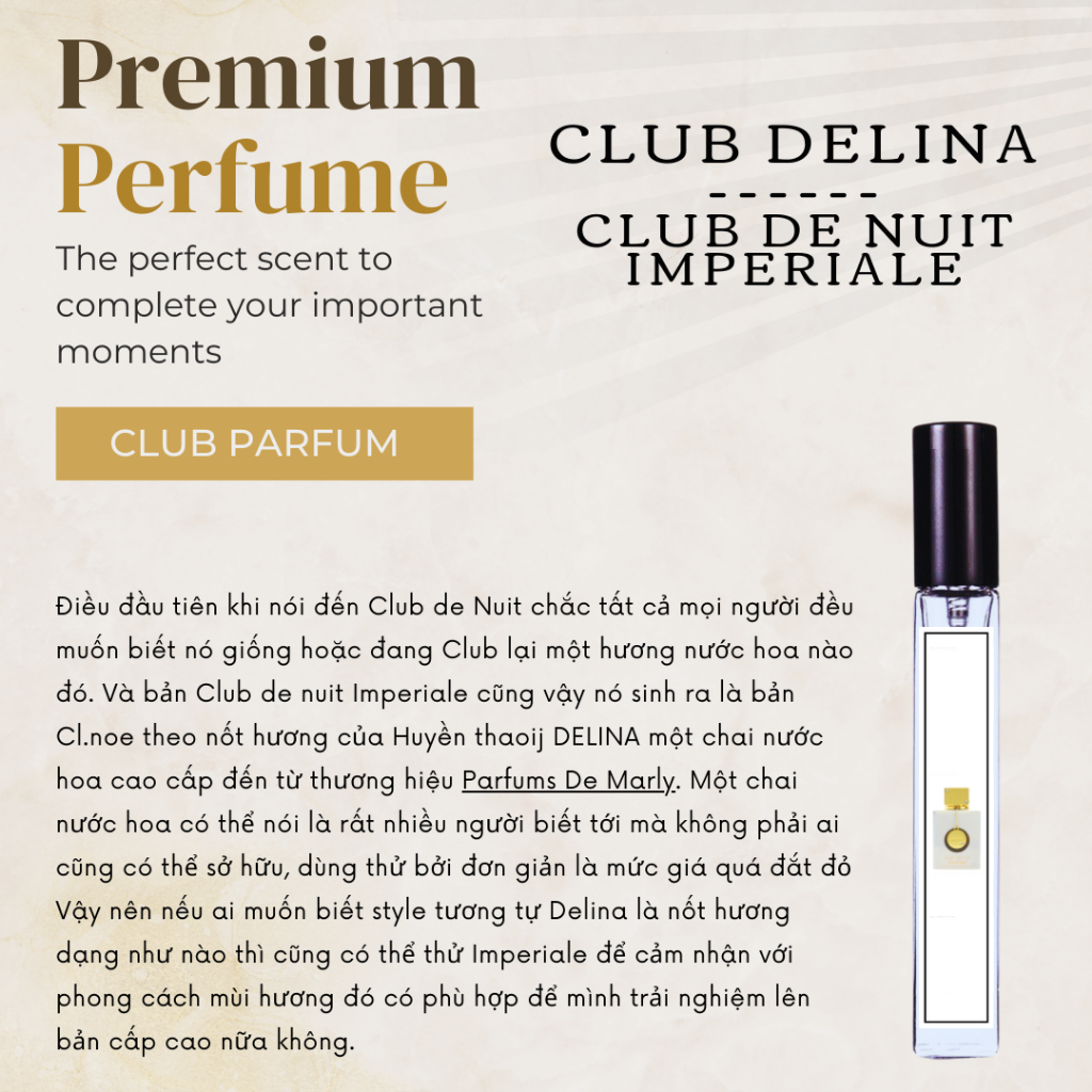 Nước hoa Nữ Club de Nuit Imperiale EDP
