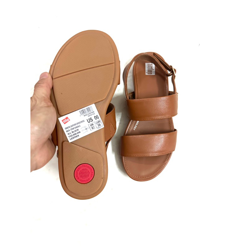 Sandal fitflop 2 quai ngang đế thấp vnxk
