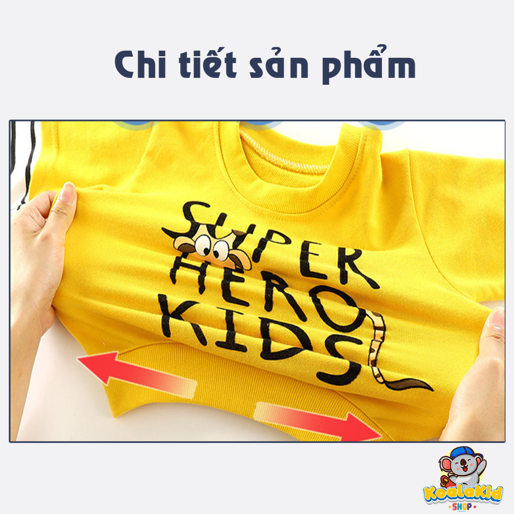 Áo nỉ bé trai chất cotton. Áo dài tay thu đông trẻ em từ 2-7 tuổi