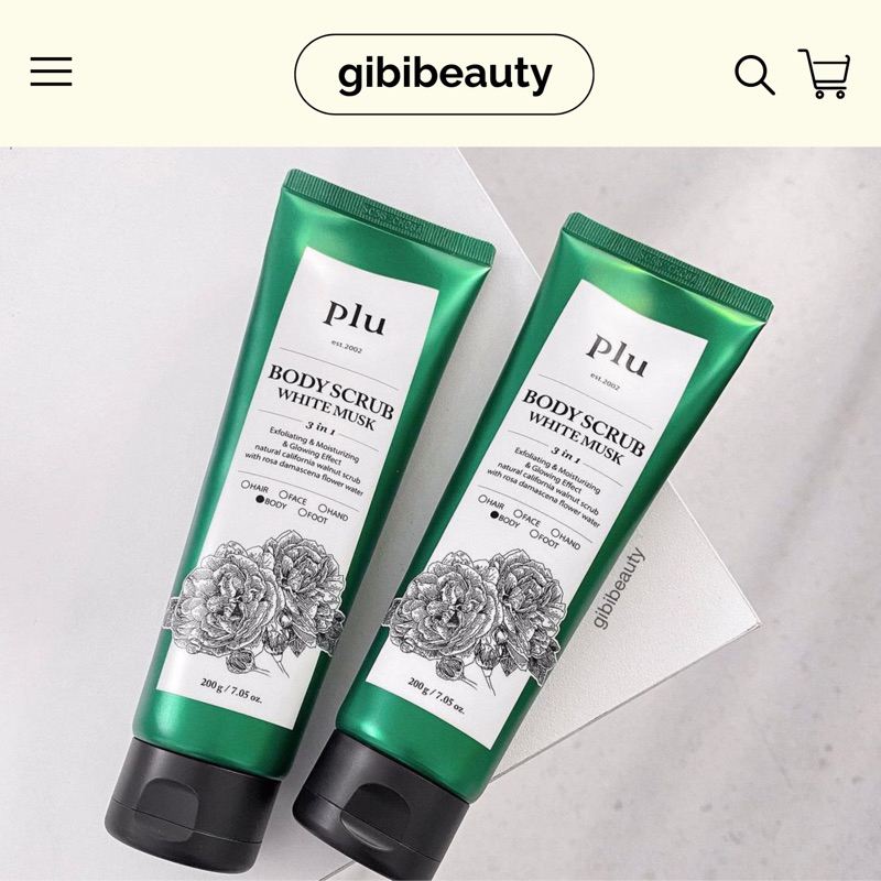 Tẩy tế bào chết body PLU Body Scrub 3 in 1