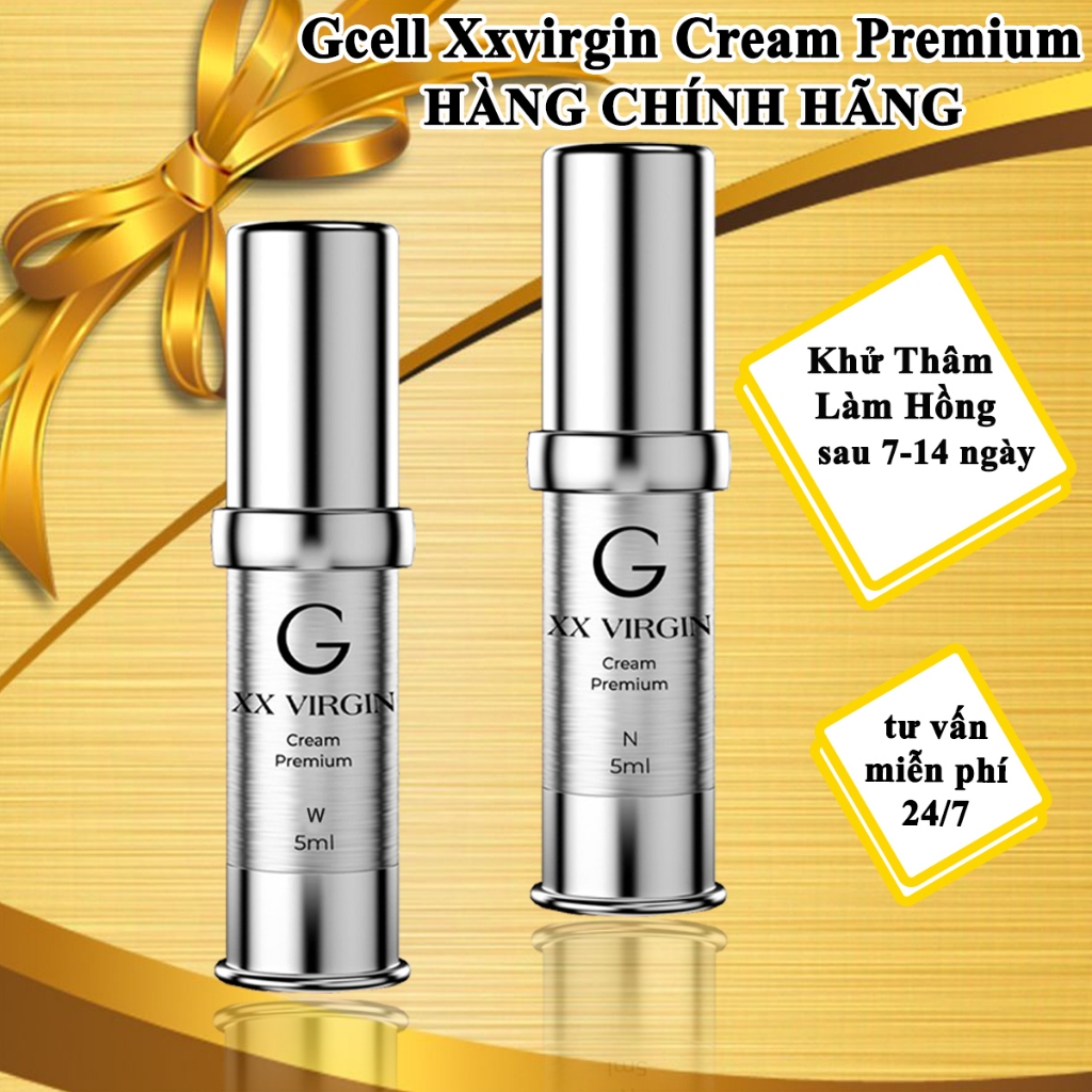 Kem Làm Hồng Nhũ Hoa & Bikini GCell XXVIRGIN Premium Cream công nghệ Hàn Quốc 5ML - 15ML - 30ML [Chính Hãng]