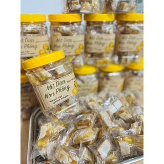 Hủ 500g - Kẹo mít dừa non bánh phồng - bánh kẹo tết