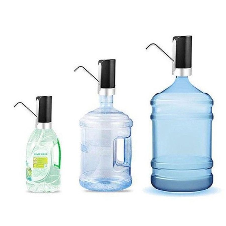 Máy Hút Nước Tự Động Thông Minh - Vòi Lấy Nước Thông Minh Từ Bình Màu Đen Trắng 12V Công Suất 5W Sạc Pin TIMOSTORE