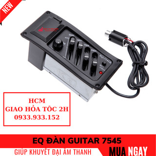 Eq cho đàn guitar 7545r pickup kích âm thanh ra loa cho đàn guitar