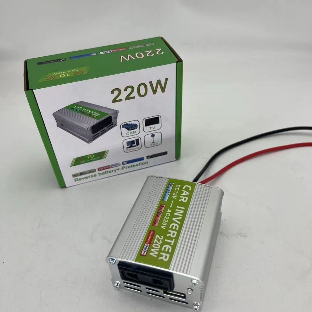 Bộ kích điện 12V DC sang 220V AC 220W sử dụng cho quạt, TV