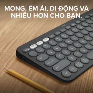 Bàn Phím Bluetooth Logitech Pebble Keys 2 K380s Multi-Device - Hàng Chính Hãng