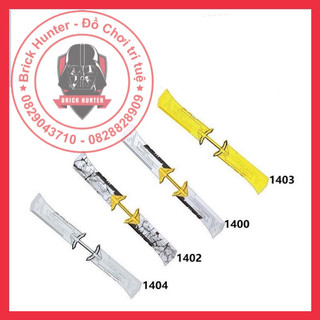 Marvel Superheroes Bigfig Phụ kiện : Double Edge Sword - vũ khí của Thanos màu vàng xám