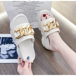 Dép bánh mì đế gấu xuồng xích 9p qc
