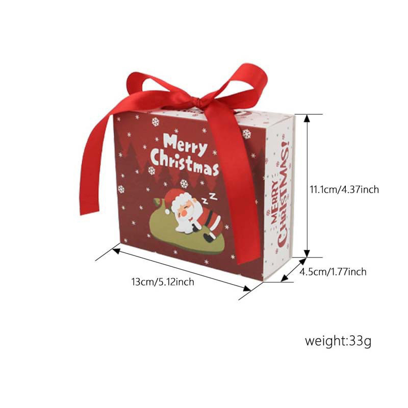 Túi hộp đựng quà Noel, phụ kiện nhỏ, nến thơm vuông