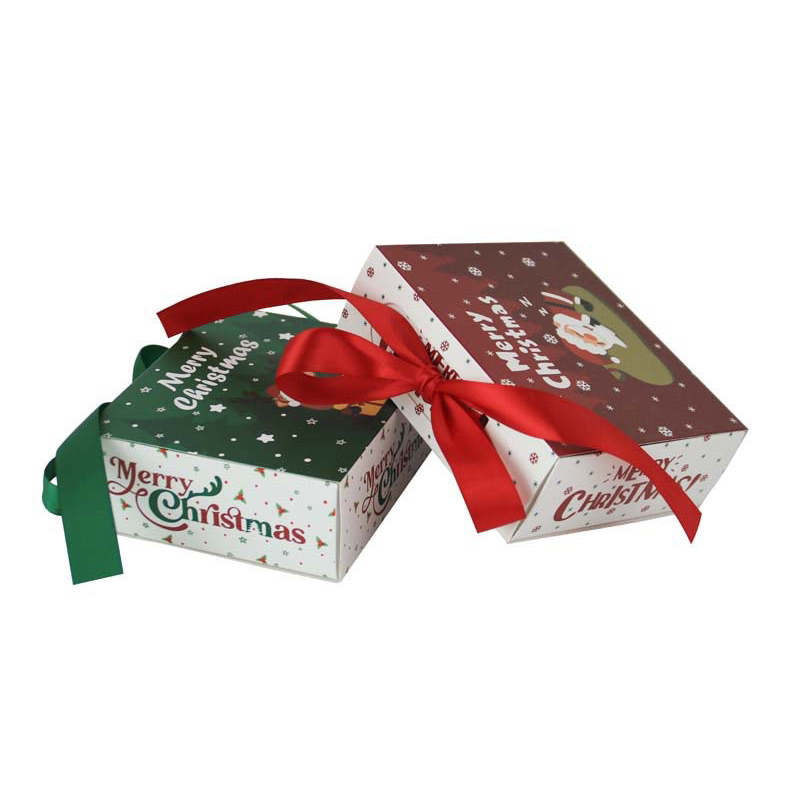 Túi hộp đựng quà Noel, phụ kiện nhỏ, nến thơm vuông