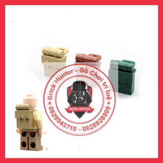 phụ kiện minifigures lính : combo 2 balo hành trang đeo lưng