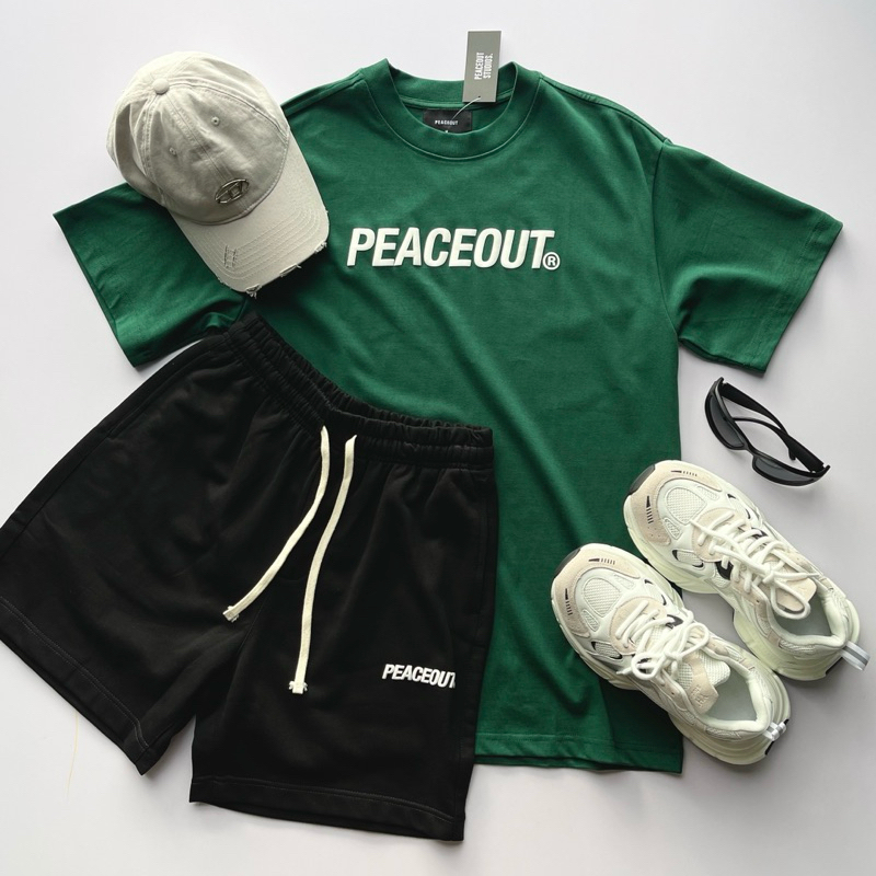 Áo Thun P124 Peaceout Studios "PEACEOUT" Ver 3