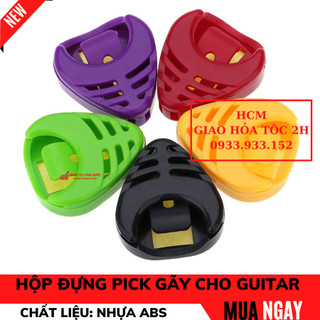 Hộp đựng phím gãy đàn guitar, hộp đựng pick đàn guitar dán trên thùng đàn
