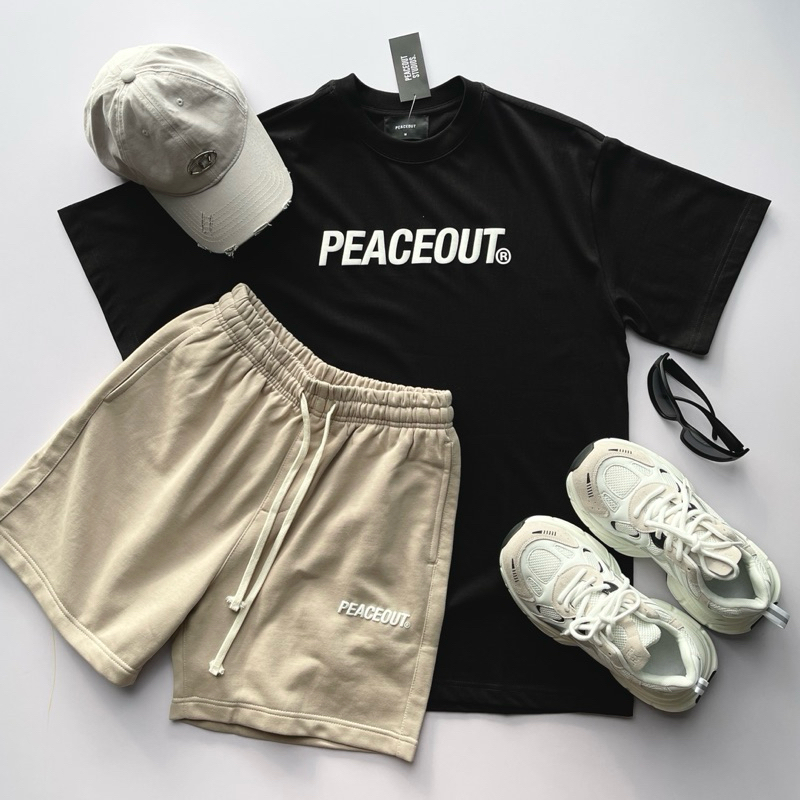 Áo Thun P124 Peaceout Studios "PEACEOUT" Ver 3