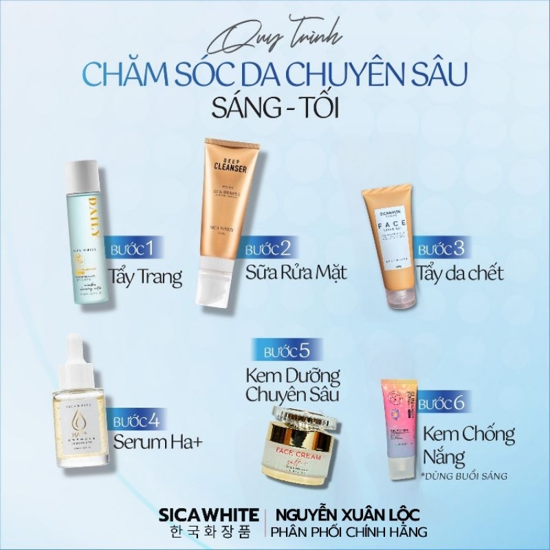 Kem Dưỡng TRẮNG - Mờ THÂM NÁM - Phục hồi da - MINI 6g  và FULL 25g - Chính Hãng Sica White