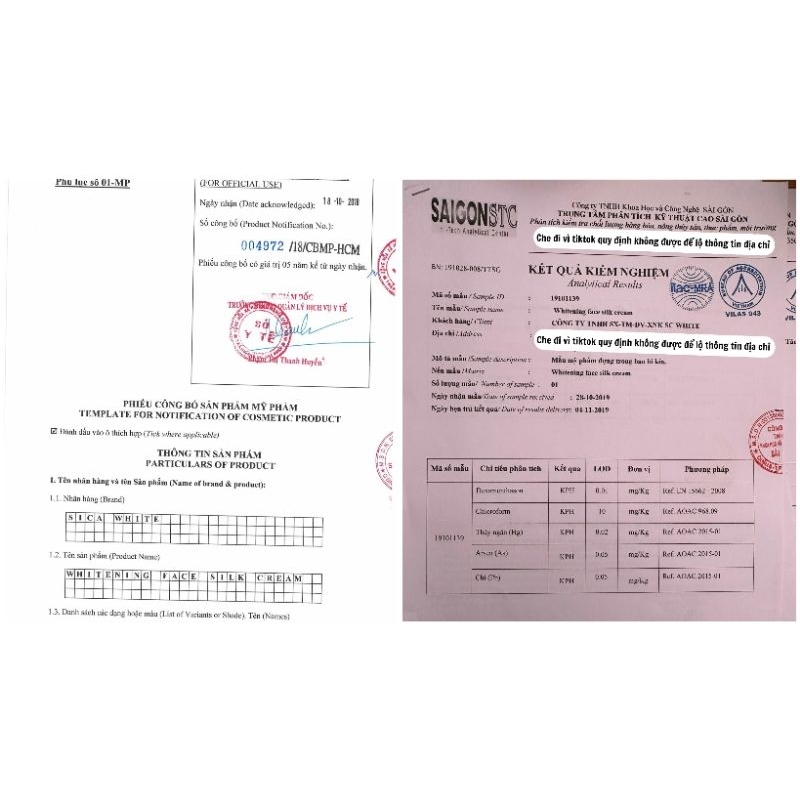 Kem Dưỡng TRẮNG - Mờ THÂM NÁM - Phục hồi da - MINI 6g  và FULL 25g - Chính Hãng Sica White