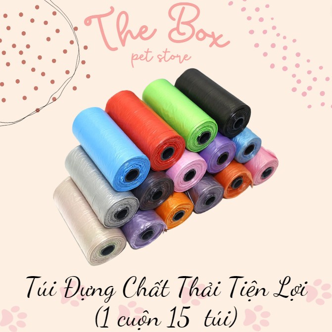 Túi Nilon Hốt Chất Thải Chó Mèo