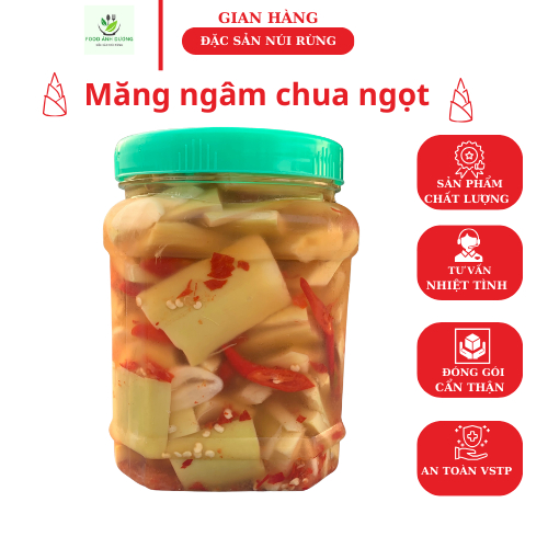 Măng ngâm chua ngọt, thơm ngon, giòn loại 1kg Food Ánh Dương MG-01