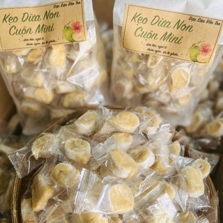 Kẹo dừa non cuộn mini ít ngọt mềm dẻo ít ngọt 500g