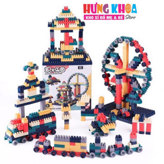  HỘP LEGO 520 CHI TIẾT SÁNG TẠO CÙNG BÉ YÊU hàng đẹp chuẩn loại 1