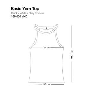 Áo thun cổ yếm - Basic Yem Top / Soji Workshop