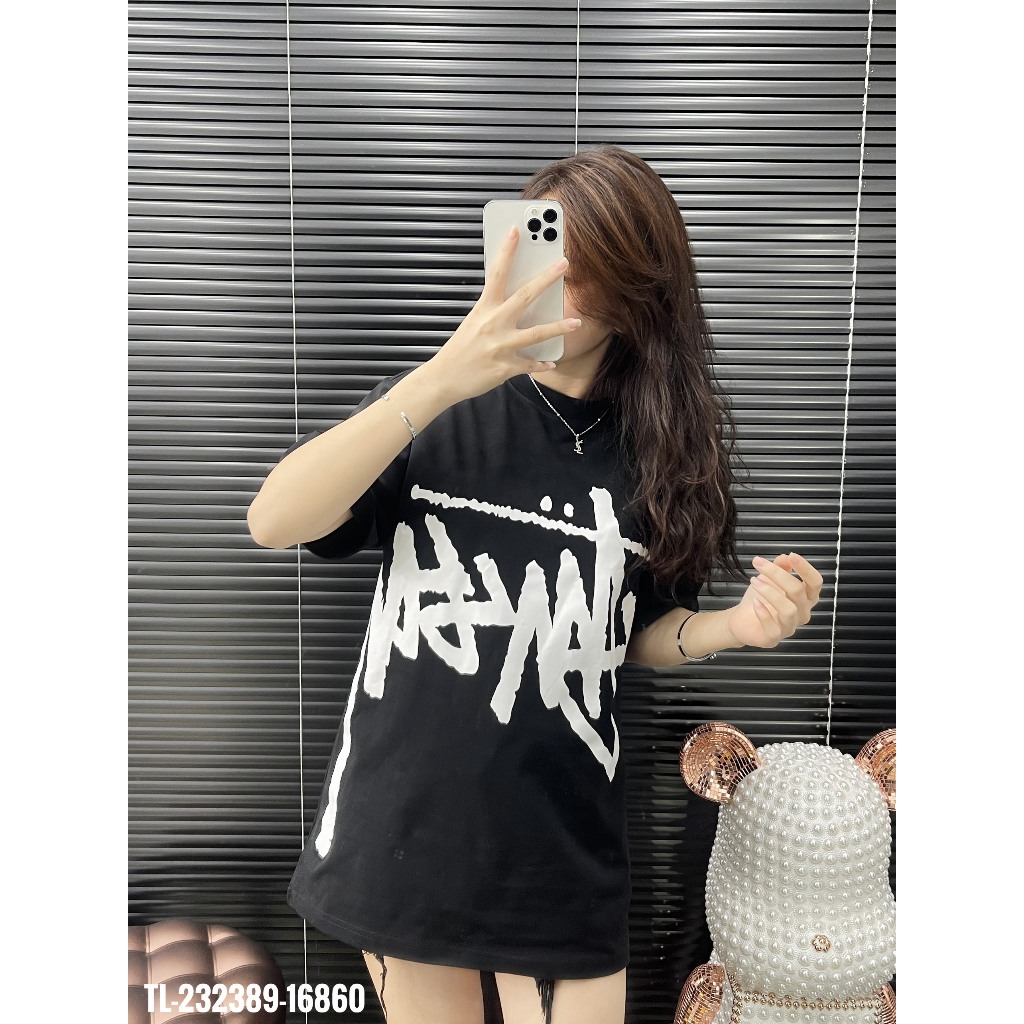 🔥Hot🔥Áo thun AMSSM in chữ nhũ thiết kế hot trend cặp đôi Nam nữ New 2024