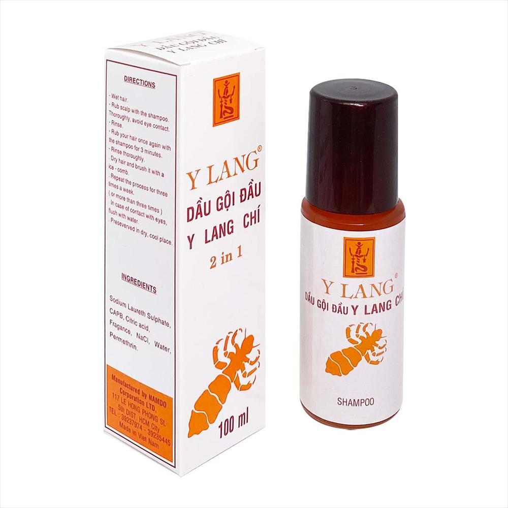 Dầu gội Y Lang sạch chấy chí trên tóc 2in1 100ml