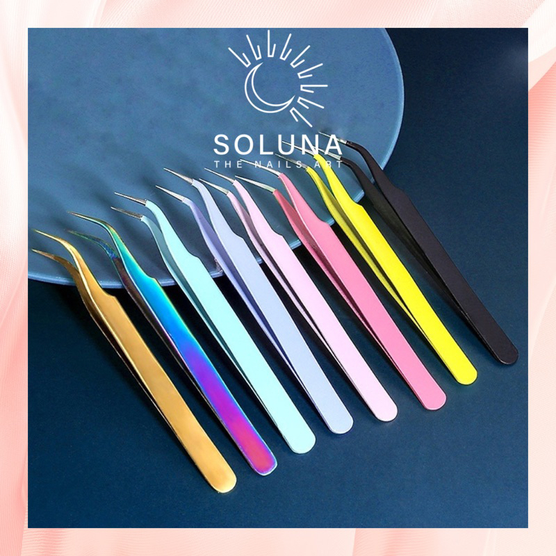 Nhíp Nối Mi Giả, Nhíp Gắp Sticker Chất Lượng Cao