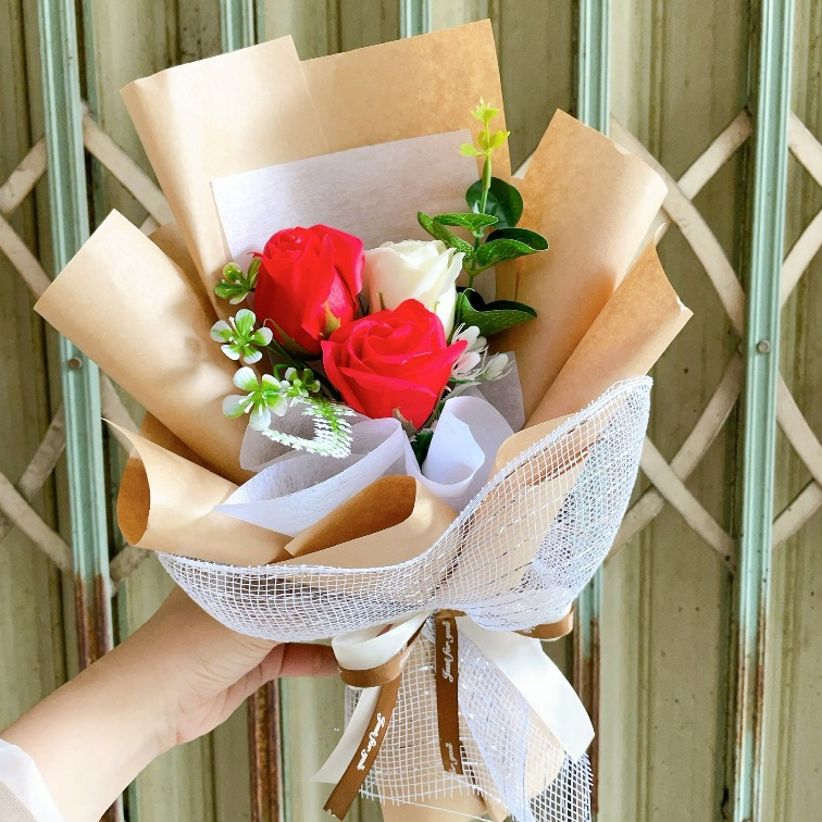 🌹 Bó hoa hồng sáp thơm 3-5-7 bông.. giá rẻ phù hợp túi tiền 🌹