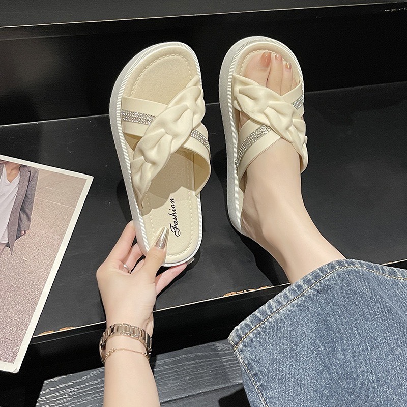 Dép nữ quai chéo màu pastel siêu đẹp , dép nữ sandal thời trang hàn quốc 2024