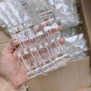 (Bán Sỉ ) 12 Kẹp tóc, Cặp tóc Càng cua 3 Răng Trong Suốt