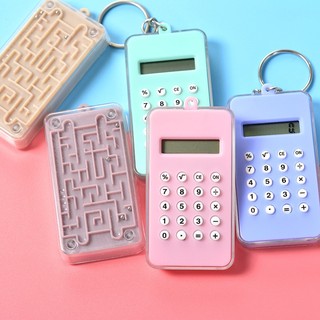 MÓC KHÓA MÁY TÍNH MINI CUTE 2IN1 KÈM ĐỒ CHƠI GIẢI TRÍ GIẾT THỜI GIAN TIỆN DỤNG MANG THEO